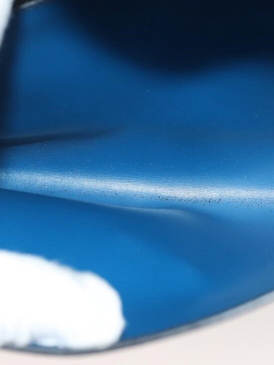 Authentic LOUIS VUITTON Epi Pochette Arche Shoulder Bag Blue M52575 LV - Picture 2 of 16